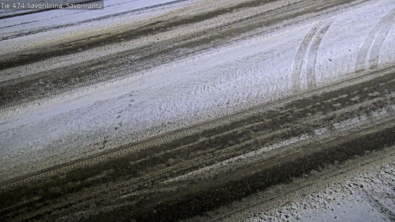 Weather Camera Image Väg 474 Nyslott Savonranta, Savonlinna, Etelä-Savo