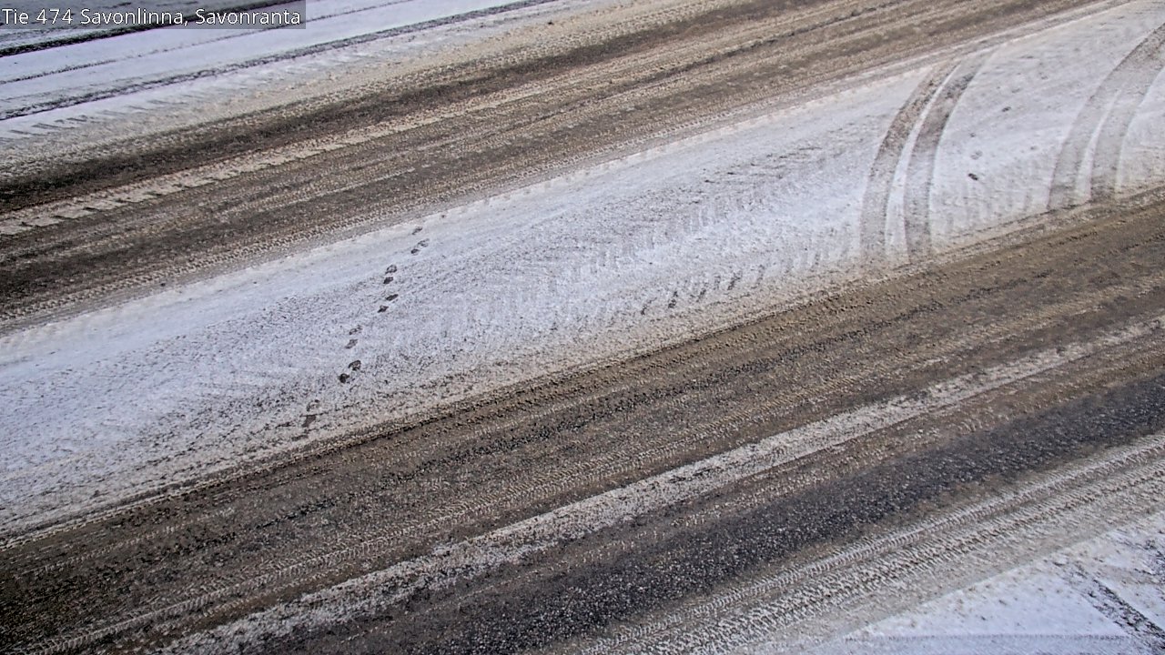Weather Camera Image Väg 474 Nyslott Savonranta, Savonlinna, Etelä-Savo