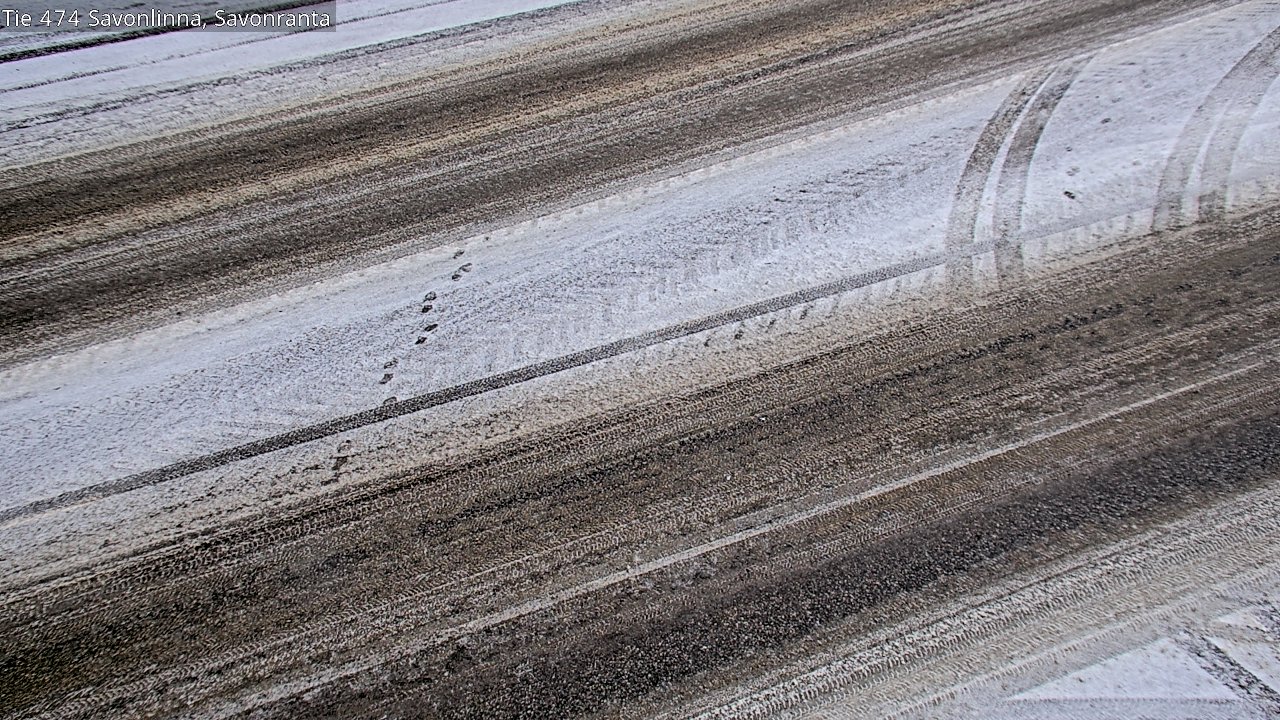 Weather Camera Image Väg 474 Nyslott Savonranta, Savonlinna, Etelä-Savo