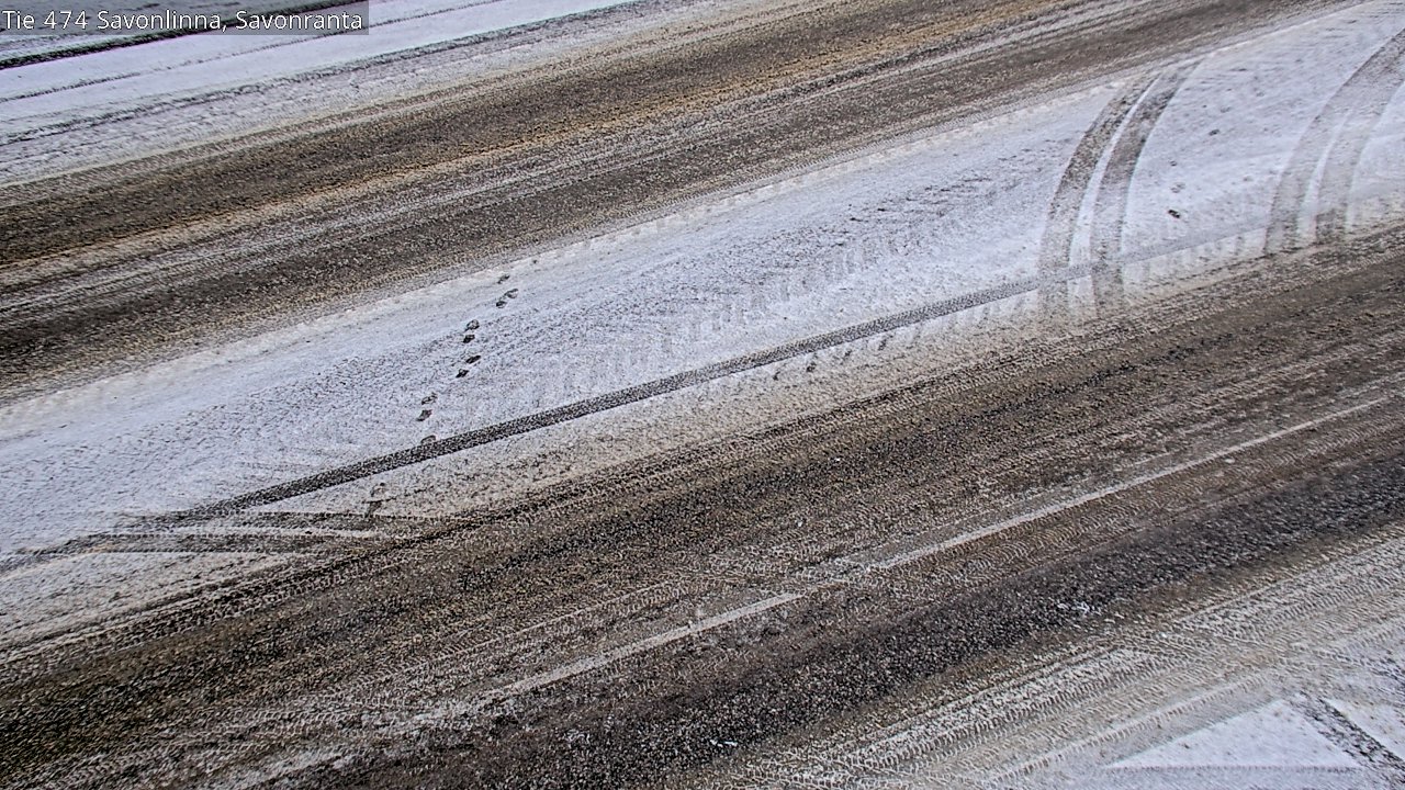 Weather Camera Image Väg 474 Nyslott Savonranta, Savonlinna, Etelä-Savo