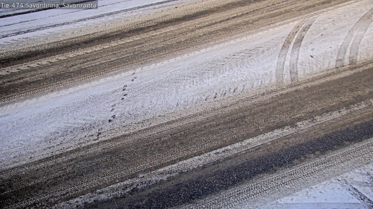 Weather Camera Image Väg 474 Nyslott Savonranta, Savonlinna, Etelä-Savo