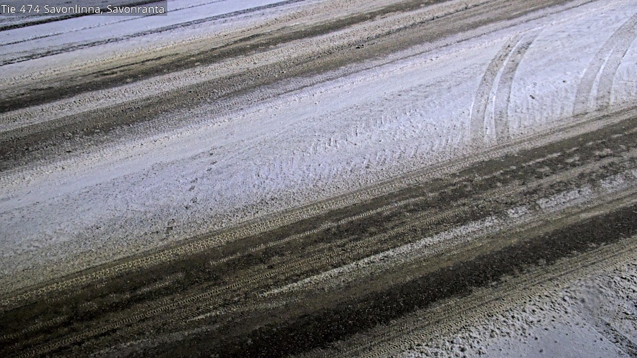 Weather Camera Image Väg 474 Nyslott Savonranta, Savonlinna, Etelä-Savo