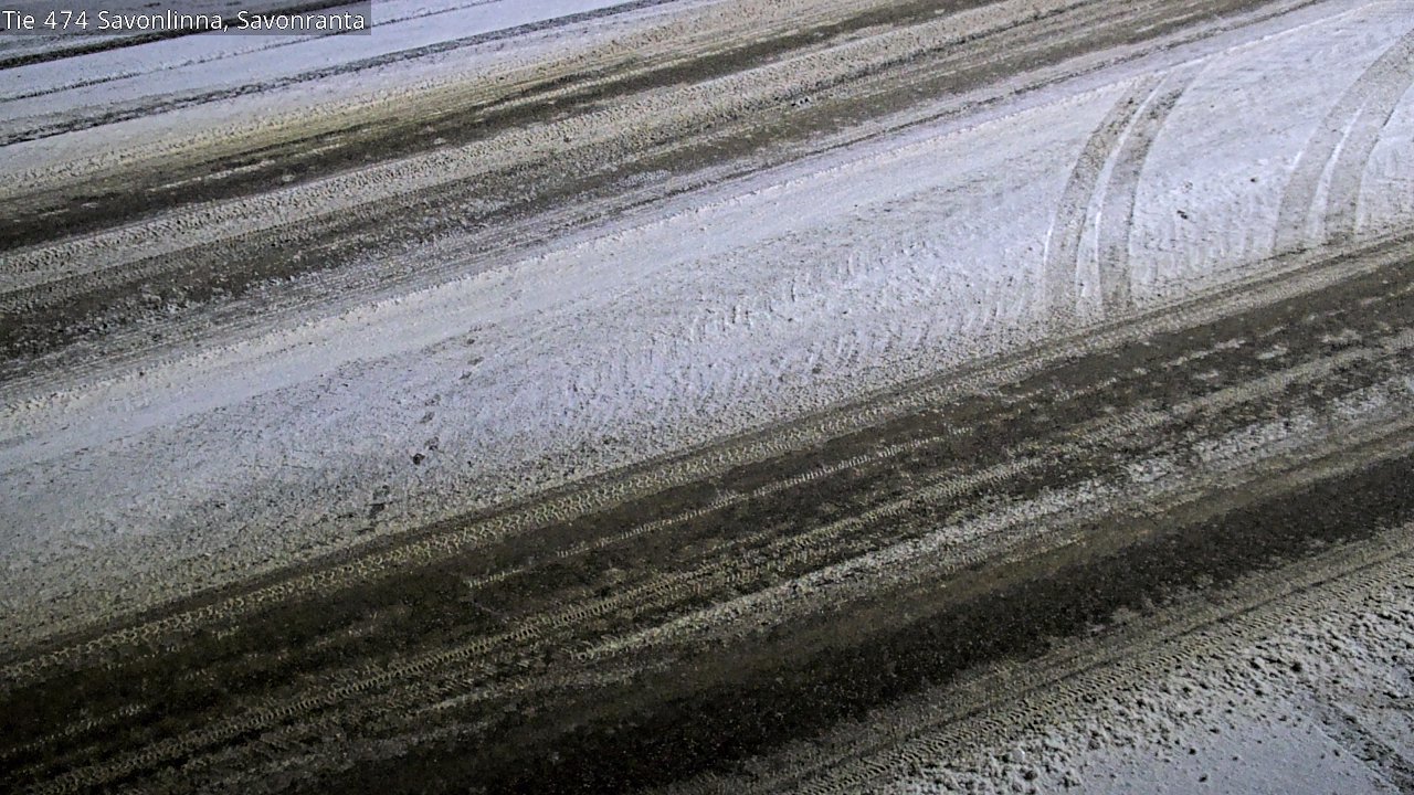 Weather Camera Image Väg 474 Nyslott Savonranta, Savonlinna, Etelä-Savo