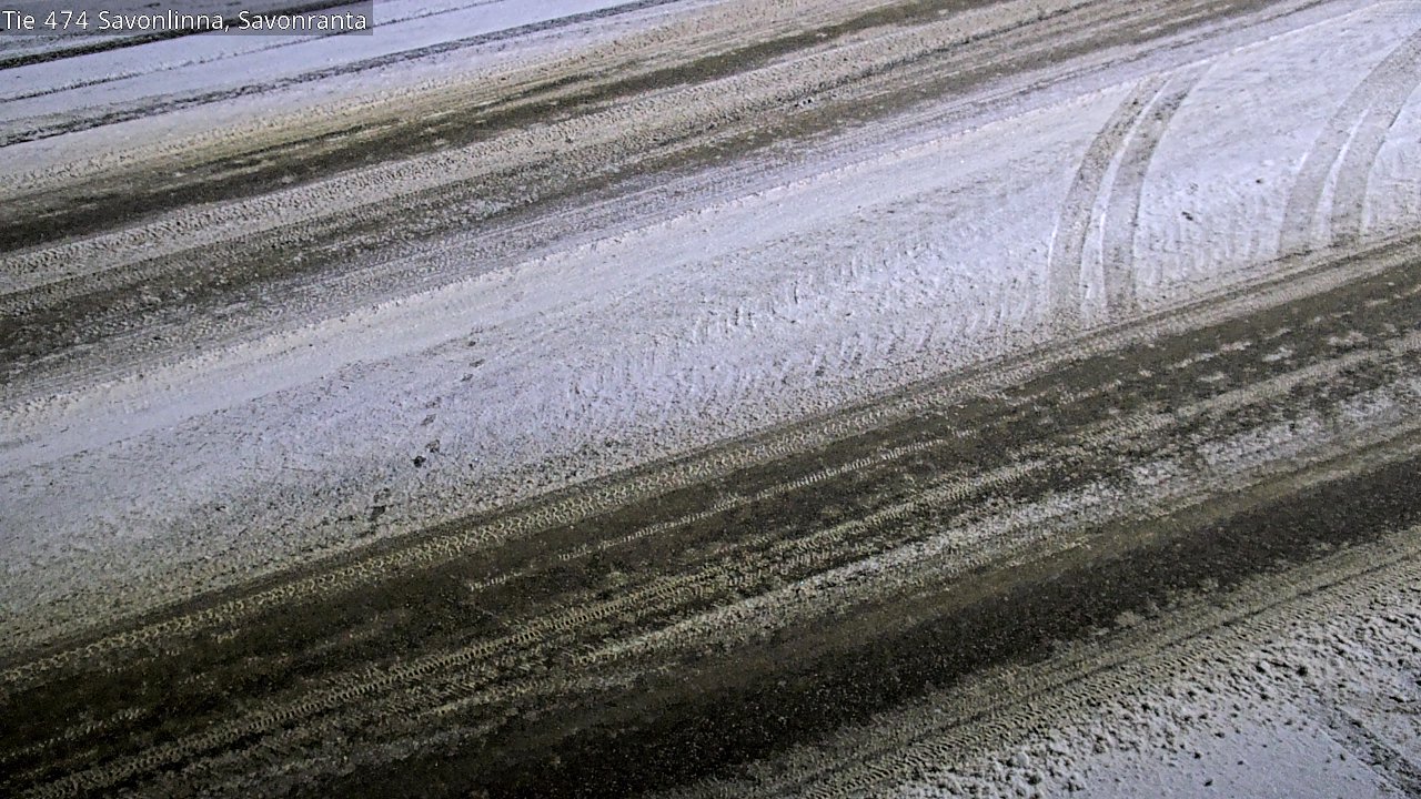 Weather Camera Image Väg 474 Nyslott Savonranta, Savonlinna, Etelä-Savo