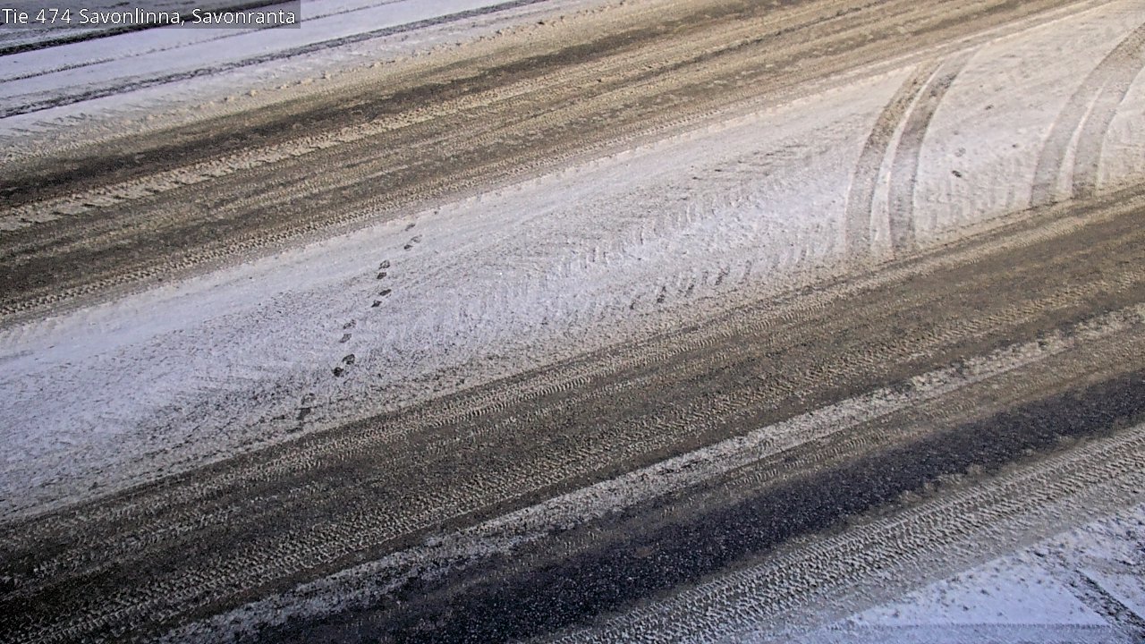 Weather Camera Image Väg 474 Nyslott Savonranta, Savonlinna, Etelä-Savo