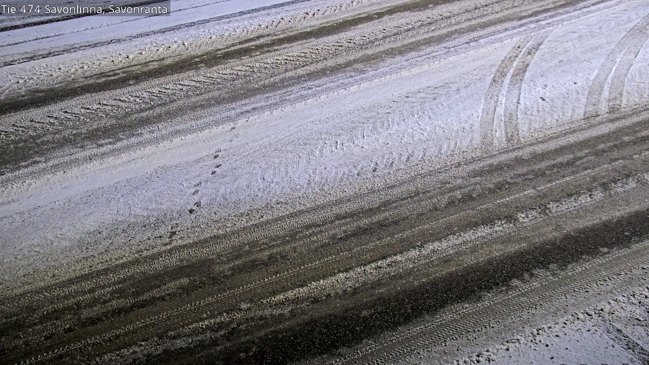 Weather Camera Image Väg 474 Nyslott Savonranta, Savonlinna, Etelä-Savo