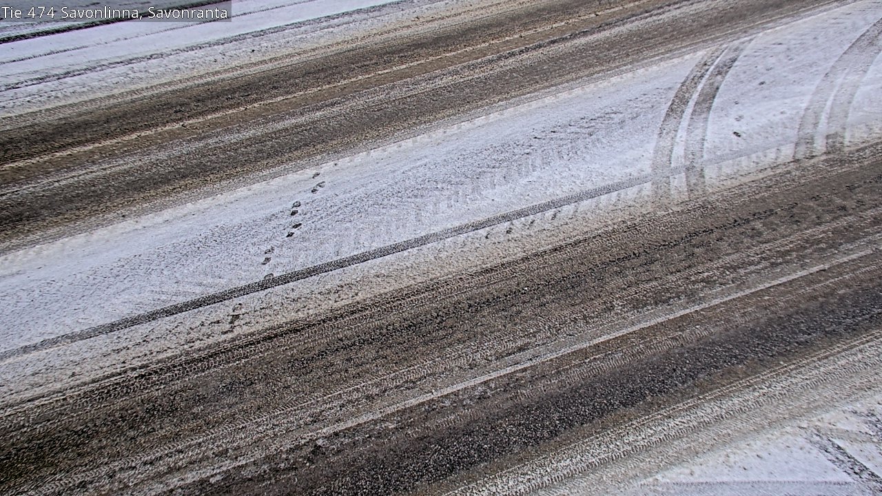 Weather Camera Image Väg 474 Nyslott Savonranta, Savonlinna, Etelä-Savo