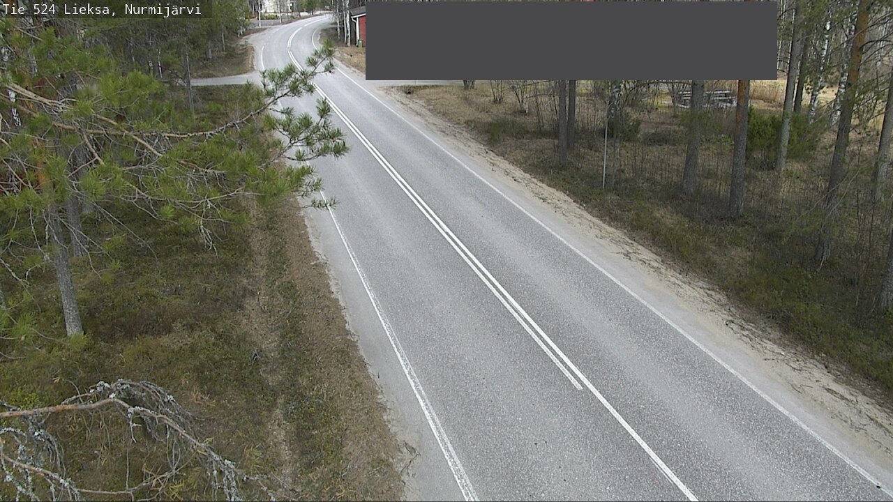 Weather Camera Image Road 524 Lieksa, Nurmijärvi, Lieksa, Pohjois-Karjala
