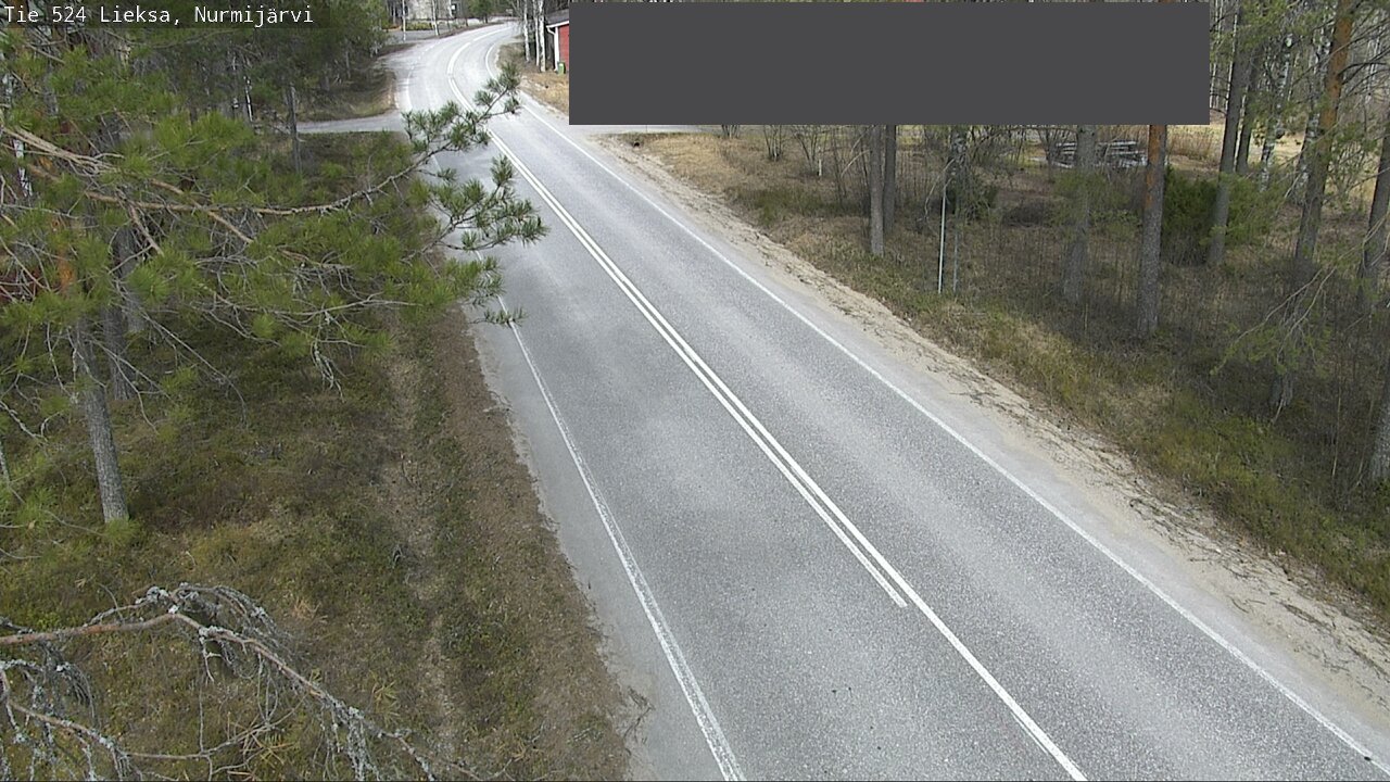 Weather Camera Image Road 524 Lieksa, Nurmijärvi, Lieksa, Pohjois-Karjala