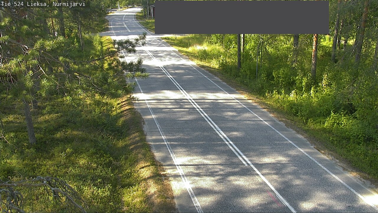 Weather Camera Image Väg 524 Lieksa, Nurmijärvi, Lieksa, Pohjois-Karjala