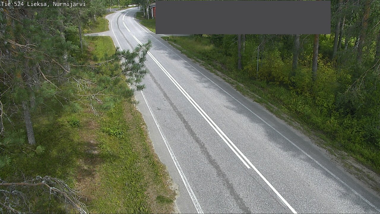 Weather Camera Image Road 524 Lieksa, Nurmijärvi, Lieksa, Pohjois-Karjala