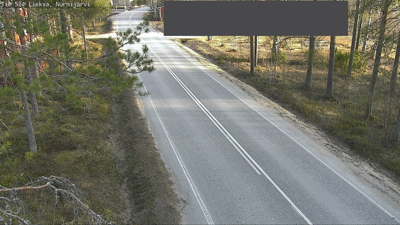 Weather Camera Image Road 524 Lieksa, Nurmijärvi, Lieksa, Pohjois-Karjala