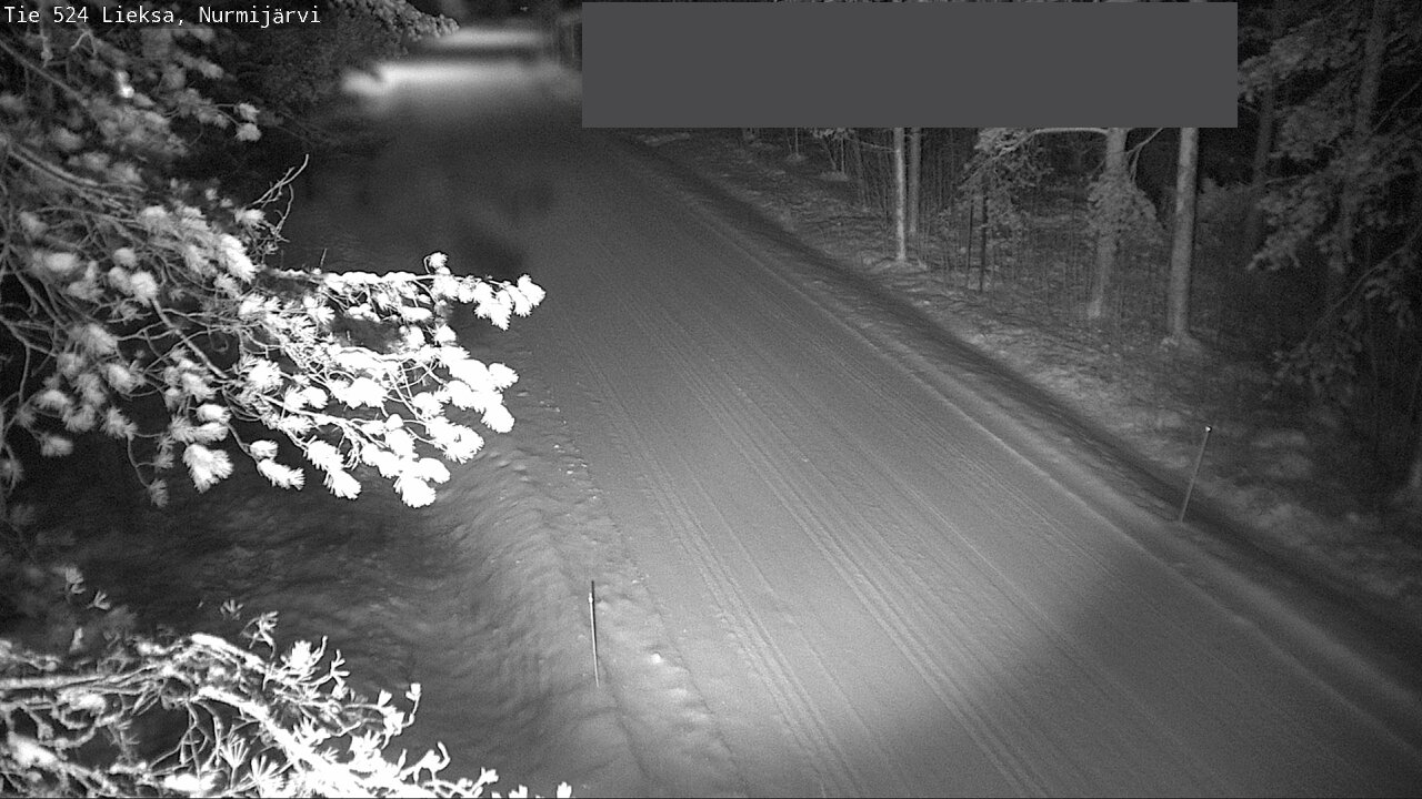 Weather Camera Image Väg 524 Lieksa, Nurmijärvi, Lieksa, Pohjois-Karjala