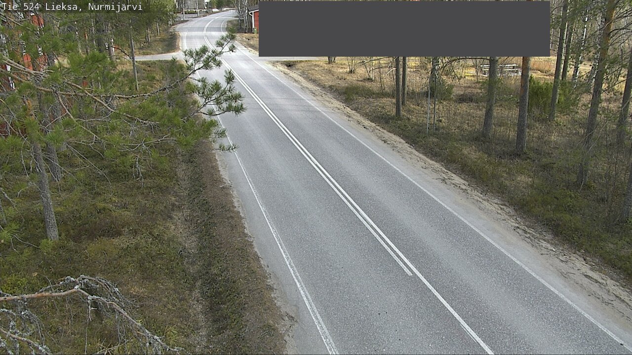 Weather Camera Image Road 524 Lieksa, Nurmijärvi, Lieksa, Pohjois-Karjala