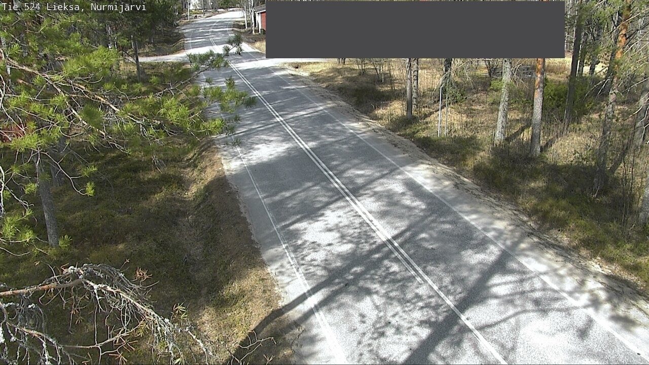 Weather Camera Image Road 524 Lieksa, Nurmijärvi, Lieksa, Pohjois-Karjala
