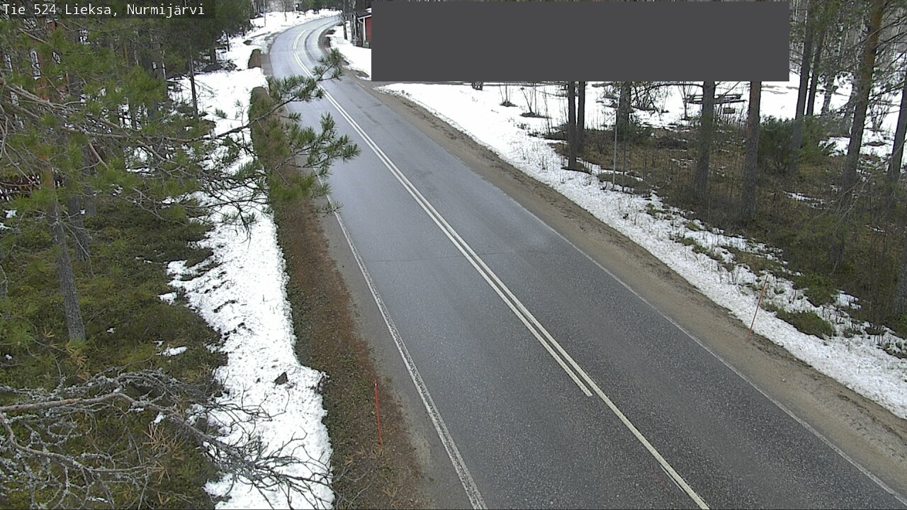 Weather Camera Image Road 524 Lieksa, Nurmijärvi, Lieksa, Pohjois-Karjala