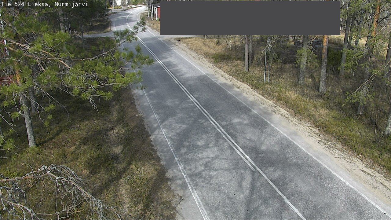 Weather Camera Image Road 524 Lieksa, Nurmijärvi, Lieksa, Pohjois-Karjala