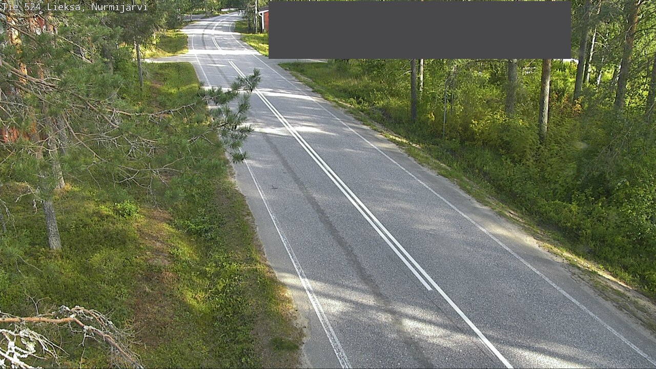 Weather Camera Image Väg 524 Lieksa, Nurmijärvi, Lieksa, Pohjois-Karjala