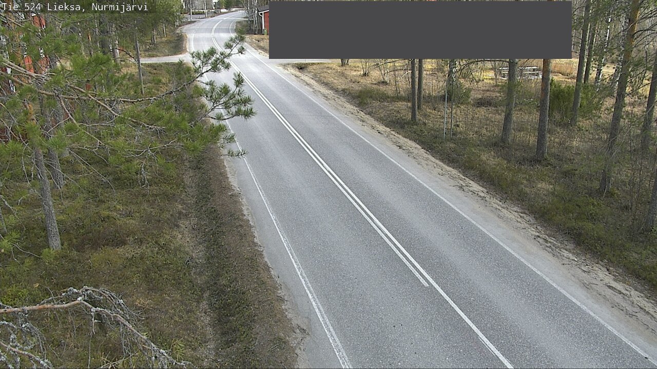 Weather Camera Image Road 524 Lieksa, Nurmijärvi, Lieksa, Pohjois-Karjala