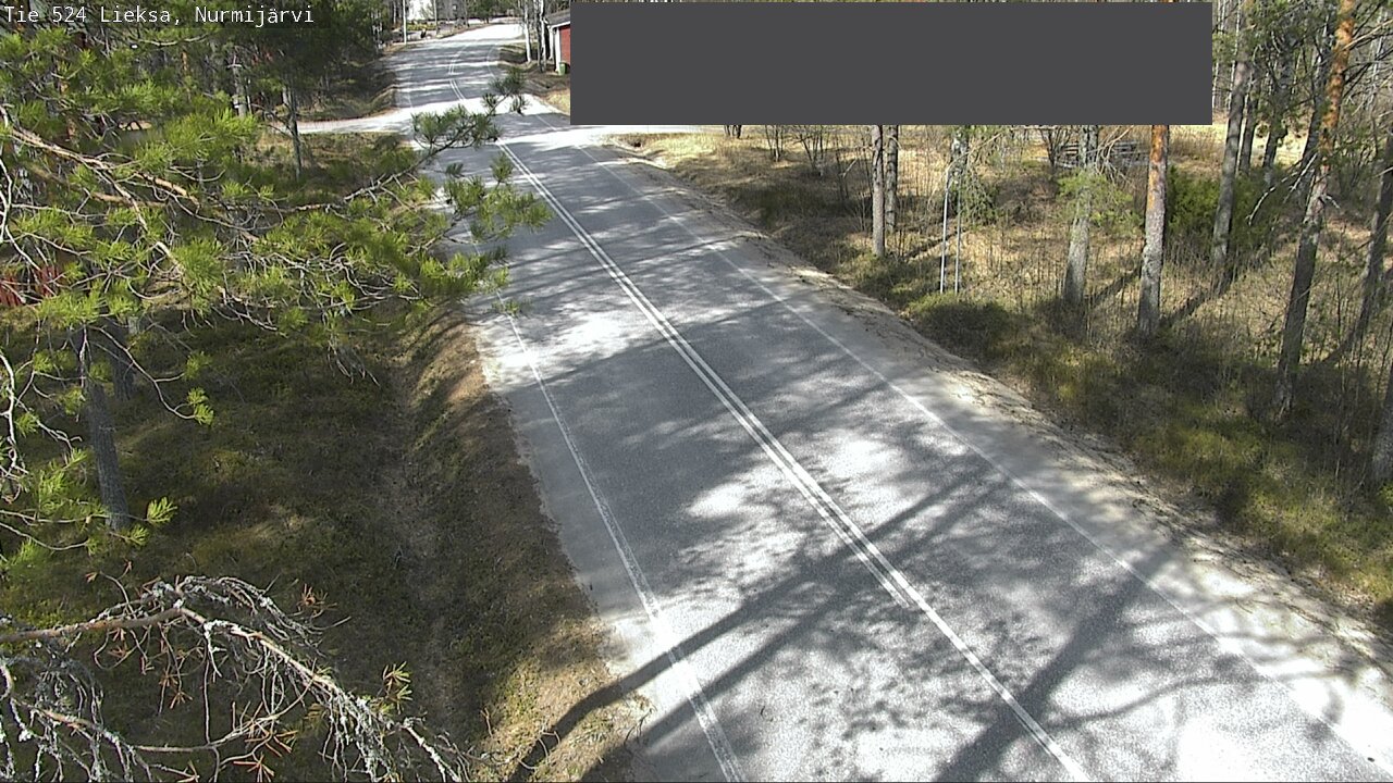 Weather Camera Image Road 524 Lieksa, Nurmijärvi, Lieksa, Pohjois-Karjala