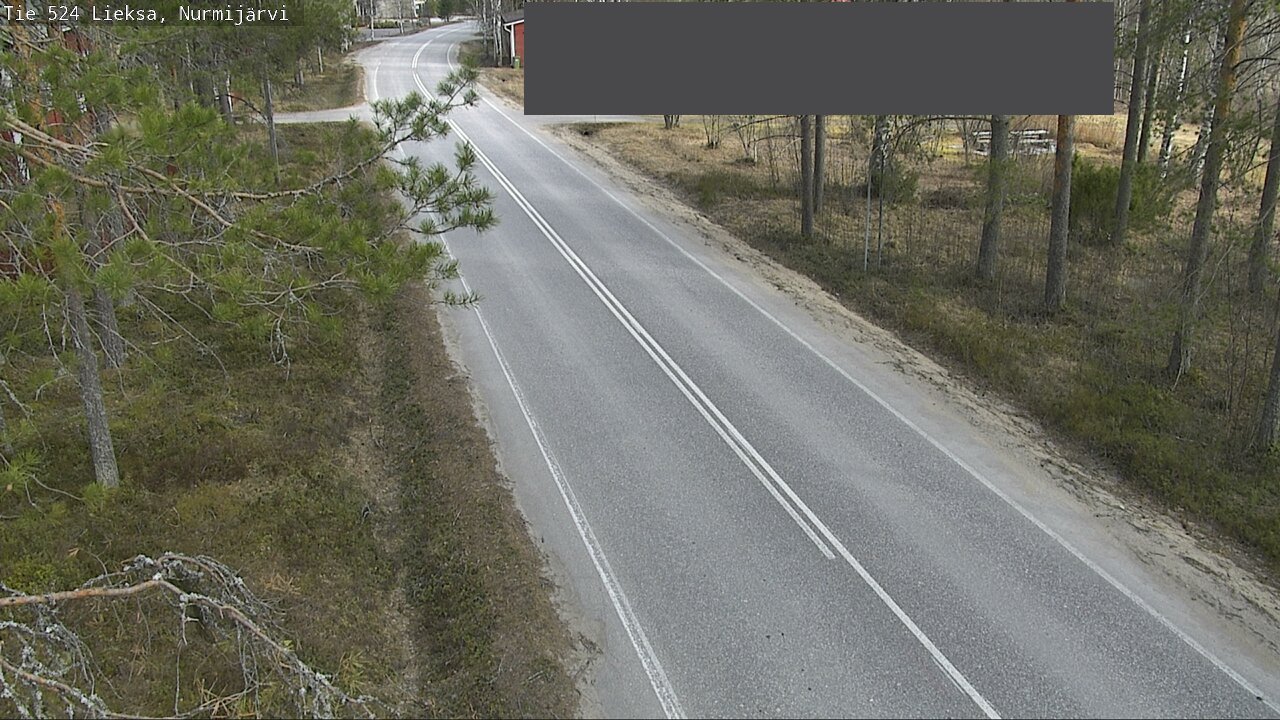 Weather Camera Image Road 524 Lieksa, Nurmijärvi, Lieksa, Pohjois-Karjala