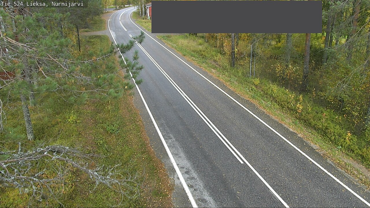 Weather Camera Image Road 524 Lieksa, Nurmijärvi, Lieksa, Pohjois-Karjala