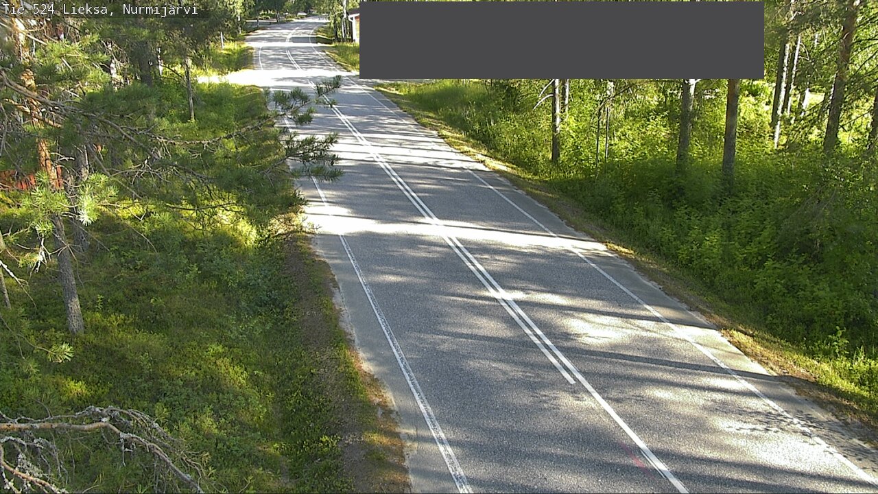 Weather Camera Image Väg 524 Lieksa, Nurmijärvi, Lieksa, Pohjois-Karjala