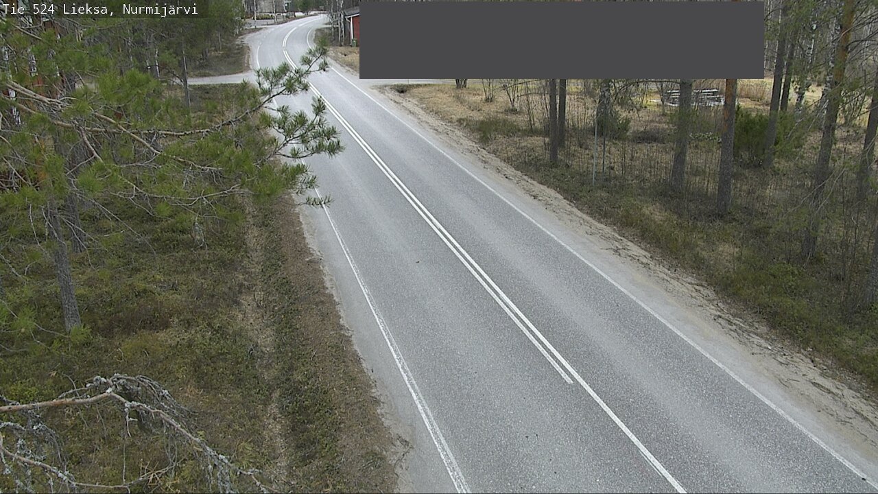 Weather Camera Image Road 524 Lieksa, Nurmijärvi, Lieksa, Pohjois-Karjala