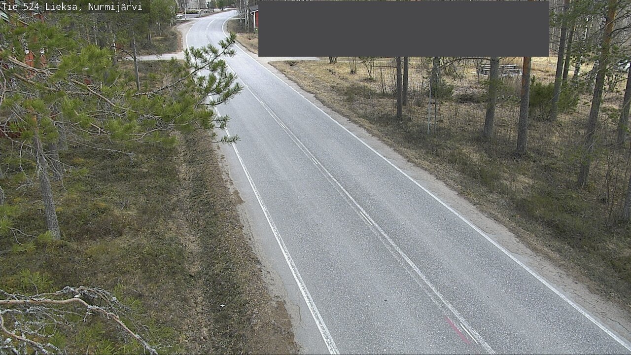 Weather Camera Image Väg 524 Lieksa, Nurmijärvi, Lieksa, Pohjois-Karjala