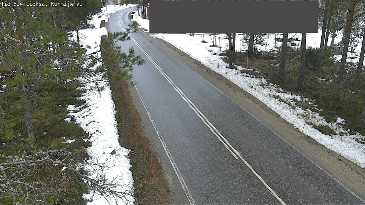 Weather Camera Image Road 524 Lieksa, Nurmijärvi, Lieksa, Pohjois-Karjala