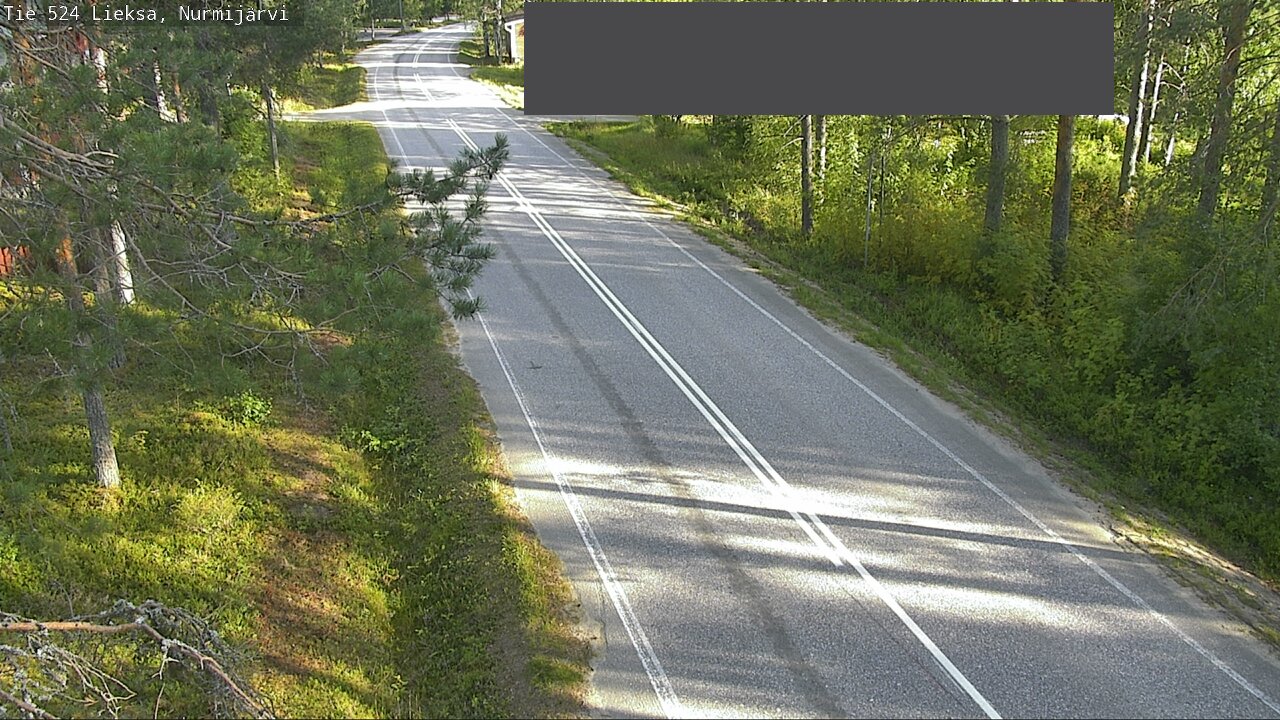 Weather Camera Image Road 524 Lieksa, Nurmijärvi, Lieksa, Pohjois-Karjala
