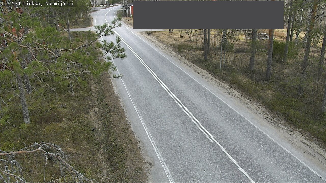 Weather Camera Image Road 524 Lieksa, Nurmijärvi, Lieksa, Pohjois-Karjala