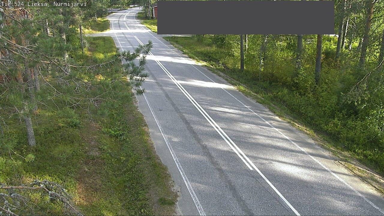 Weather Camera Image Väg 524 Lieksa, Nurmijärvi, Lieksa, Pohjois-Karjala