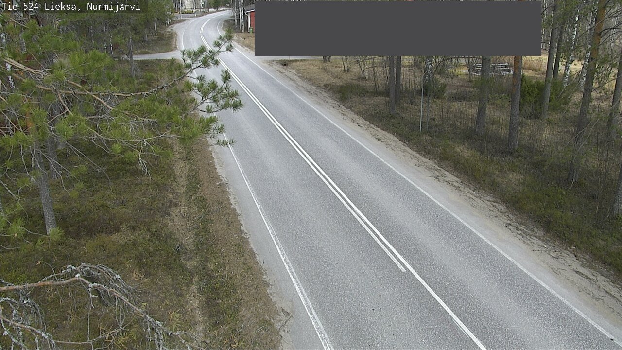 Weather Camera Image Road 524 Lieksa, Nurmijärvi, Lieksa, Pohjois-Karjala