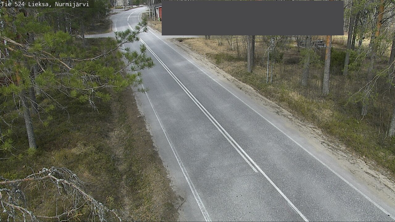 Weather Camera Image Road 524 Lieksa, Nurmijärvi, Lieksa, Pohjois-Karjala
