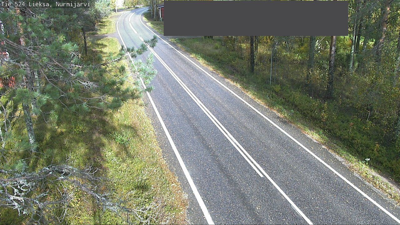 Weather Camera Image Road 524 Lieksa, Nurmijärvi, Lieksa, Pohjois-Karjala