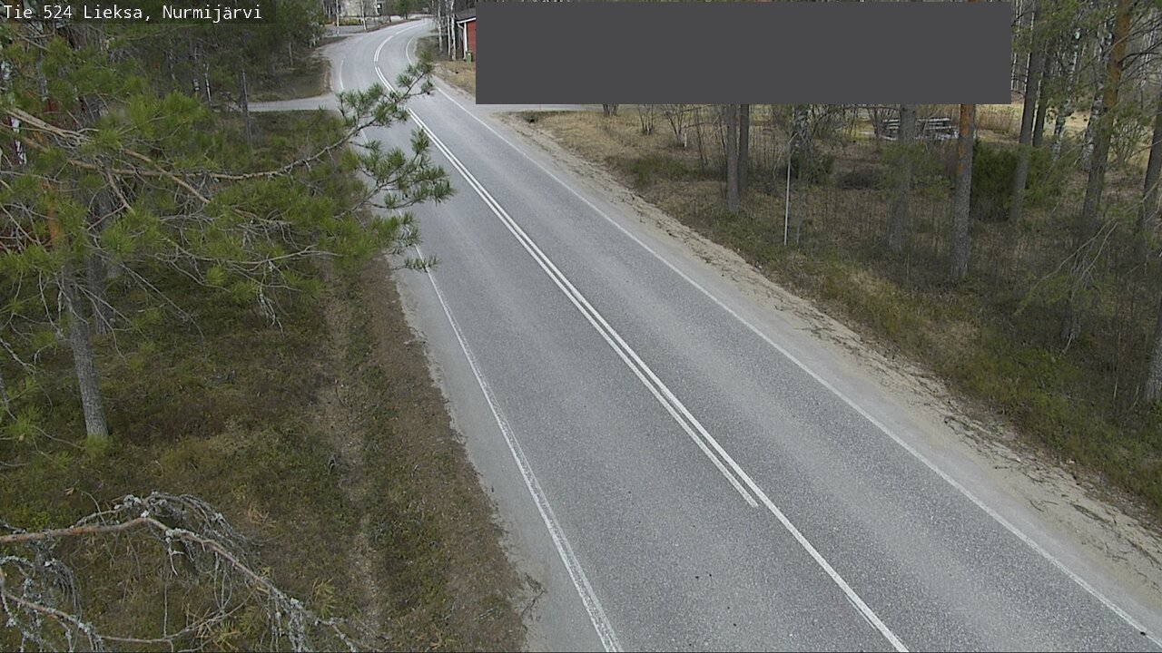 Weather Camera Image Road 524 Lieksa, Nurmijärvi, Lieksa, Pohjois-Karjala