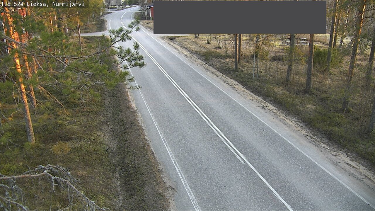 Weather Camera Image Väg 524 Lieksa, Nurmijärvi, Lieksa, Pohjois-Karjala