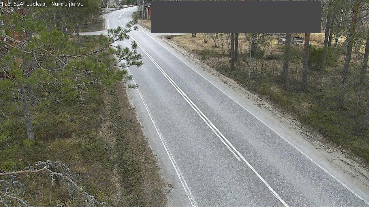 Weather Camera Image Road 524 Lieksa, Nurmijärvi, Lieksa, Pohjois-Karjala
