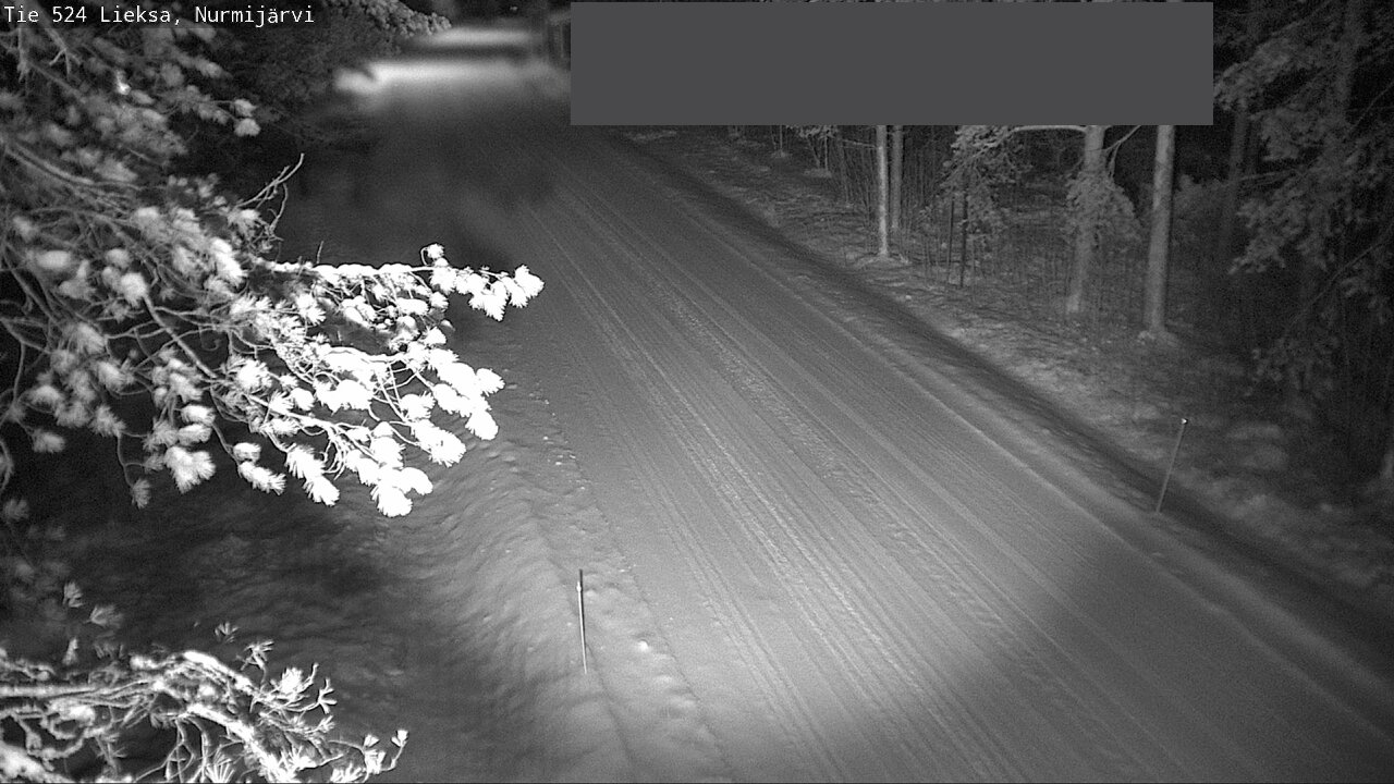 Weather Camera Image Väg 524 Lieksa, Nurmijärvi, Lieksa, Pohjois-Karjala