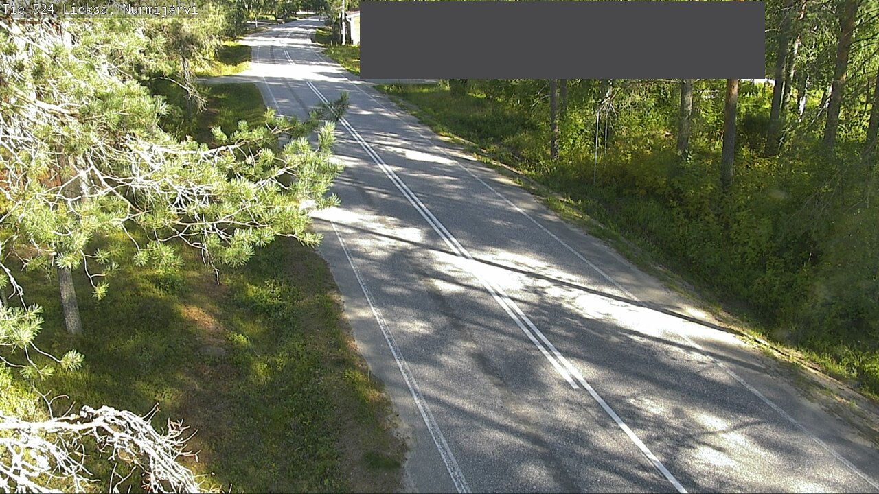 Weather Camera Image Väg 524 Lieksa, Nurmijärvi, Lieksa, Pohjois-Karjala