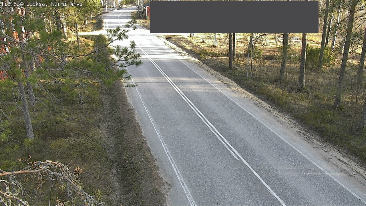 Weather Camera Image Road 524 Lieksa, Nurmijärvi, Lieksa, Pohjois-Karjala