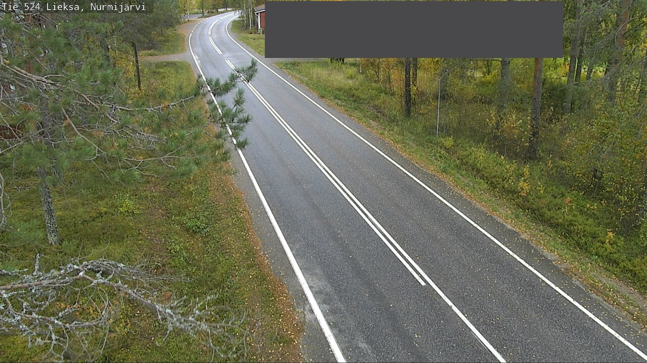 Weather Camera Image Road 524 Lieksa, Nurmijärvi, Lieksa, Pohjois-Karjala