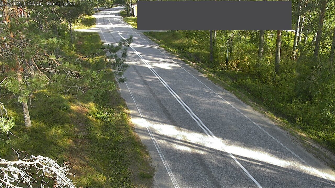 Weather Camera Image Väg 524 Lieksa, Nurmijärvi, Lieksa, Pohjois-Karjala
