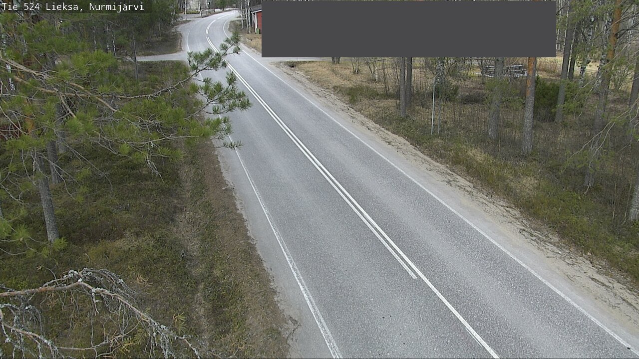 Weather Camera Image Road 524 Lieksa, Nurmijärvi, Lieksa, Pohjois-Karjala