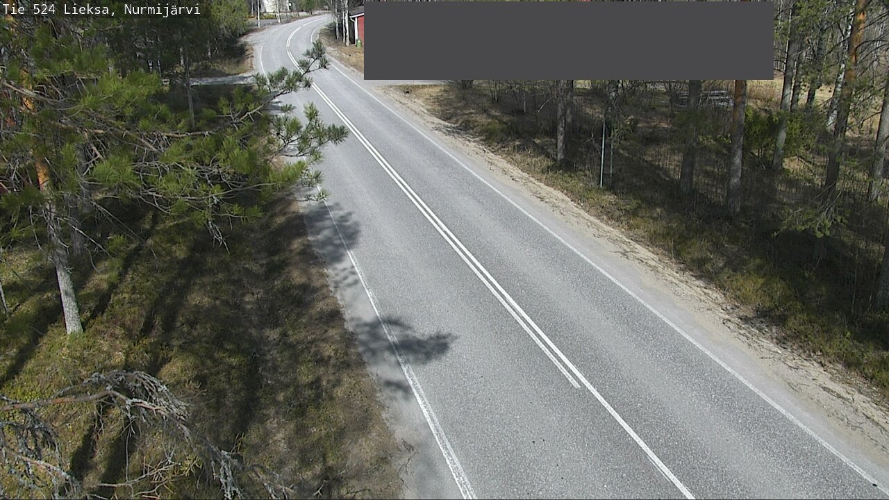 Weather Camera Image Road 524 Lieksa, Nurmijärvi, Lieksa, Pohjois-Karjala