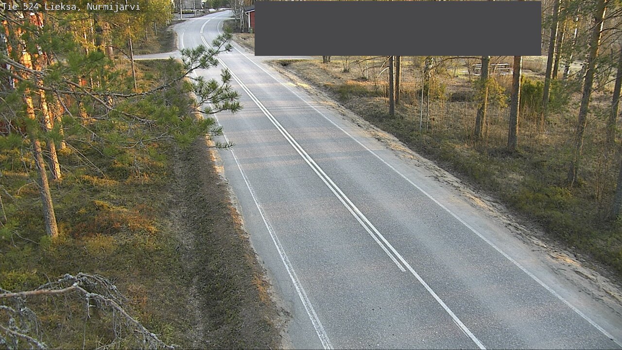 Weather Camera Image Väg 524 Lieksa, Nurmijärvi, Lieksa, Pohjois-Karjala