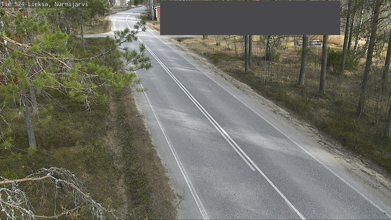 Weather Camera Image Road 524 Lieksa, Nurmijärvi, Lieksa, Pohjois-Karjala