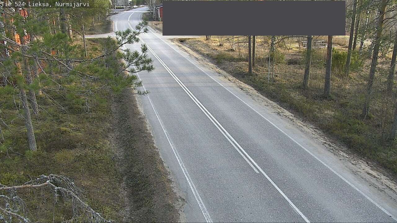Weather Camera Image Road 524 Lieksa, Nurmijärvi, Lieksa, Pohjois-Karjala