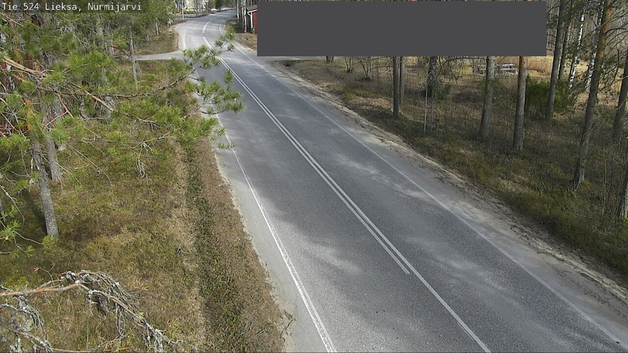 Weather Camera Image Road 524 Lieksa, Nurmijärvi, Lieksa, Pohjois-Karjala